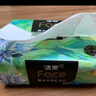 潔柔Face油畫抽紙4層20包紙巾可濕水面巾衛(wèi)生紙家用餐巾紙抽 4層 80抽*20包 曬單實拍圖