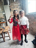 G.DUCKKIDS兒童少數(shù)民族服裝2025春秋紅色苗疆民族三件套異域女童公主裙 女童紅色三件套(送頭飾) 130 曬單實(shí)拍圖