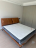 慕思（de RUCCI）床雙人 簡(jiǎn)約臥室家具婚床牛皮質(zhì)軟床大床1.8米皮藝床 齊邊款(陽(yáng)光橙)-BJW1-002 1.8*2米 曬單實(shí)拍圖