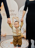 G.DUCKKIDS童裝男童秋裝套裝兒童服裝男寶寶春秋季學(xué)院風(fēng)三件套1小男孩衣服 米白色8223款-春秋 90 尺碼1~2歲【 80-90cm】cm 曬單實拍圖