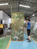 掐絲琺瑯彩輕奢高端屏風(fēng)隔斷客廳藝術(shù)玻璃別墅入戶門玄關(guān)抽象透光 款1/一平方（邊框另外計(jì)算） 曬單實(shí)拍圖
