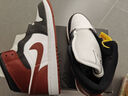 耐克NIKE七夕禮物 男喬丹AJ1 JORDAN1中幫運(yùn)動(dòng)鞋HF3216-102黑白紅42.5 曬單實(shí)拍圖