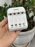 BATZONE充電電池5號(hào)7號(hào)電池充電器套裝五號(hào)七號(hào)通用大容量可充電電池適用游戲手柄玩具麥克風(fēng)話筒智能門鎖 4槽充電器+4節(jié)-5號(hào)電池（2500mAh） 曬單實(shí)拍圖