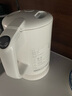 虎牌（TIGER）電熱水壺 雙層防燙 快燒水壺 PCG-G10C 1L電水壺 白色 曬單實(shí)拍圖