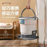 速野脫水機(jī)手動(dòng)單脫水甩干機(jī)甩干桶免電拉繩式小型脫水機(jī)單杠脫水桶家用大容量迷你宿舍出租房單脫水機(jī) 【大容量頂配款】雅白+降噪蓋+瀝水 曬單實(shí)拍圖