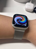 表帶哥適用蘋(píng)果手表表帶apple watch iwatch s10/9/11/8/7米蘭尼斯表帶se/ultra2/1/3夏季透氣45/46/49銀 曬單實(shí)拍圖