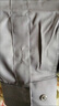 夢(mèng)特嬌男士藍條紋襯衫短袖夏職業(yè)藍色休閑長(cháng)袖襯衣正裝上班工裝潮流商務(wù) 長(cháng)袖灰色 長(cháng)袖灰色 39 /L 曬單實(shí)拍圖