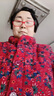 恒源祥（HYX）女冬中老年人媽媽老人奶奶太太短款加厚加絨純棉襖棉服花棉衣外套 藏青樹(shù)葉花 XL (建議80-105斤) 曬單實(shí)拍圖