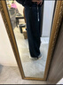 森馬（Semir）森柔牛仔|商場(chǎng)同款牛仔褲女翻邊長(cháng)褲2025秋季闊腿褲103525124007A 曬單實(shí)拍圖