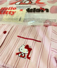 野獸派家居（tbh）三麗鷗Hello Kitty天絲棉家居服套裝四季可外穿條紋睡衣 長款 XS 曬單實拍圖
