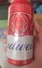 百威啤酒TOP淡色拉格450ml*18聽(tīng)整箱裝新老包裝交替發(fā)貨 中秋送禮  曬單實(shí)拍圖