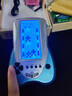 CZT4.2英寸高清綠光充電款俄羅斯方塊掌上游戲機益智動(dòng)腦兒童開(kāi)發(fā)智力老人鍛煉腦力懷舊復古玩具學(xué)生 4.2寸蝶形豎屏藍光充電款藍色俄羅斯方塊游戲機 曬單實(shí)拍圖