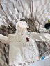 幼歌（YOUGE） 嬰幼兒秋季新款舒適純棉衛衣立體耳朵親膚透氣連帽外套 杏色 90 cm 曬單實(shí)拍圖