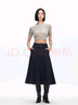 VEROMODA 半身裙女2025秋季新款含棉純色腰帶A字牛仔裙休閑時(shí)尚325337007 曬單實(shí)拍圖