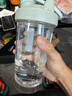 Blender Bottle 搖搖杯運動(dòng)水壺健身水杯 蛋白粉攪拌球奶男士女生大容量塑料杯子 24oz白色710ml 0 曬單實(shí)拍圖