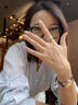 MITHAOL時(shí)來(lái)運轉戒指女 輕奢小眾高級感滿(mǎn)鉆轉運指環(huán)女款S925銀鍍18K金 時(shí)來(lái)運轉戒指【專(zhuān)柜禮盒裝】 M（美碼7號，港碼15#-16#） 曬單實(shí)拍圖