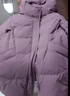 坦博爾羽絨服女中長款連帽休閑媽媽款加厚外套510506D 紫羅蘭 170  曬單實(shí)拍圖