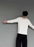 唐號（tanghao）重磅圓領(lǐng)衛衣男女春秋冬季2025新款男生純色長(cháng)袖T恤打底 衣服外套 黑色常規款 M 曬單實(shí)拍圖