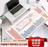 JPLAYER快捷鍵鼠標墊超大加厚 office筆記本電腦辦公可愛(ài)卡通快捷鍵桌墊900*400*3 曬單實(shí)拍圖