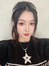 唯一（Winy）一克拉莫桑鉆紫藤花純銀項(xiàng)鏈女2025新款吊墜生日禮物送朋友首飾品 曬單實(shí)拍圖