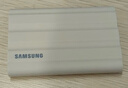 三星（SAMSUNG）1TB Type-c接口 移動(dòng)固態(tài)硬盤(pán) T7 Shield月幕白 NVMe讀速1050MB/s  手機直連筆記本外接 三防保護 曬單實(shí)拍圖