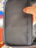 無印良品（MUJI） 聚酯纖維 可吊掛式洗臉用具盒 化妝包旅行便攜洗漱包 黑色 寬16*長19*厚度6cm 曬單實拍圖
