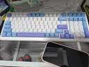 狼蛛（AULA）  F99Pro客制化機械鍵盤(pán)gasket結構全鍵熱插拔有線(xiàn)藍牙無(wú)線(xiàn)三模連接辦公鍵盤(pán)電競游戲專(zhuān)用 F99 星落凝云-靈動(dòng)軸V3 曬單實(shí)拍圖