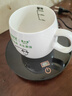 妙普樂(lè )【德國進(jìn)口品質(zhì)】加熱杯墊65℃自動(dòng)斷電數顯恒溫三擋暖暖 D47-黑色數顯三擋可定時(shí)保溫杯  15.8x15.8x2cm 曬單實(shí)拍圖