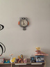 曲彤2025個(gè)性卡通免打孔掛鐘靜音兒童房掛墻時(shí)鐘客廳鐘表簡(jiǎn)約創(chuàng  )意現代 深灰+甜橙貓頭鷹 曬單實(shí)拍圖