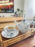 RoyalCopenhagen皇家哥本哈根經(jīng)典手繪平邊唐草一人小茶壺陶瓷水壺750ml 曬單實拍圖