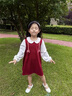 迪士尼寶寶兒童女童連衣裙寶寶2025新款秋裝兒童紅色公主裙寶寶洋氣裙子 紅色 80 建議75-85cm9-12月cm (建議 曬單實(shí)拍圖