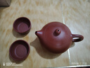 百年利永宜興紫砂壺純?nèi)止ぴV大紅袍西施壺功夫茶具泡茶壺一壺兩杯套裝 曬單實(shí)拍圖