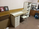 宜家（IKEA）LAGKAPTEN拉格開(kāi)普書(shū)桌辦公桌帶抽屜家用學(xué)生臥室小書(shū)桌 1抽屜柜 仿橡木/白140x60x73cm 曬單實(shí)拍圖