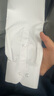羅蒙【三防免燙】白襯衫男長(cháng)袖商務(wù)正裝抗皺高端白色襯衣 白色 42 曬單實(shí)拍圖