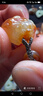六福珠寶 足金圓環(huán)形黃金耳釘耳飾 計(jì)價(jià) G01G0009DS 約1.60克 曬單實(shí)拍圖