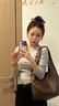 CinvaiKrose輕奢包包女包2025新款托特包真皮大容量通勤單肩包生日圣誕節禮物 啡色【送女友老婆女生禮物走心實(shí)用】 曬單實(shí)拍圖