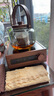尚言坊胡桃木電陶爐煮茶器玻璃燒水壺白茶煮茶壺小型電熱茶爐套裝 曬單實拍圖