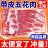 【順豐直達】豬五花肉 豬肉整塊散養(yǎng)土豬豬肉新鮮腹部五花肉 五花肉5斤 曬單實拍圖