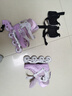 斯威（SWAY）輪滑鞋兒童溜冰鞋男女童初學(xué)套裝中小學(xué)滑輪滑冰旱冰鞋成人直排輪 莫紫八輪全閃+頭盔護具+一體支架 S (適合3-5歲)平時(shí)鞋碼25-30 曬單實(shí)拍圖