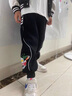 奧特曼男童褲子秋冬款2025新款帥氣兒童加絨褲中小童男孩韓版衛(wèi)褲童裝潮 黑色 90 建議80-90cm1歲半-2歲 曬單實(shí)拍圖
