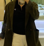 NOME夏季正肩T恤上衣螺紋polo衫女側邊褶皺修身短袖T恤 黑色刺繡款2XL 曬單實(shí)拍圖