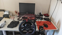 萊仕達PXN V10pro直驅賽車(chē)模擬器游戲方向盤(pán)電腦xbox/PS4/5歐卡F1神力科莎WRC塵埃地平線(xiàn)5極限競速8 多平臺三件套+夾具【含防滑墊+手套】 曬單實(shí)拍圖