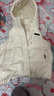 鴨鴨（YAYA）羽絨馬甲女外穿秋冬新款情侶男女同款連帽馬夾背心羽絨服外套 米白色 S /150(建議80-100斤) 曬單實(shí)拍圖