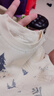 童泰（TONGTAI）嬰兒內(nèi)衣套裝秋冬寶寶肩開高腰兒童衣服TS43J198-DS藍色110cm 曬單實拍圖