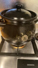 砂鍋煲湯家用陶瓷煲耐高溫明火燃氣灶燉鍋湯鍋煲仔飯煤氣灶專(zhuān)用 保溫養生煲 5L 曬單實(shí)拍圖