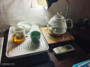 兮元記全陶瓷長(cháng)方茶盤(pán)家用小型干泡盤(pán)茶臺客廳茶幾茶具瀝水茶托盤(pán) 全陶瓷長(cháng)方茶盤(pán)-白 曬單實(shí)拍圖
