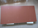 書桌書架一體靠墻桌子家用學(xué)生學(xué)習(xí)桌初中生臥室寫字桌臺(tái)式電腦桌 洞洞板書桌-120CM暖白色 曬單實(shí)拍圖