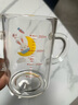 富光 玻璃杯家用兒童牛奶杯子帶刻度耐熱吸管水杯喝奶杯微波爐可加熱 曬單實(shí)拍圖