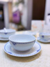 RoyalCopenhagen[11.11保價(jià)]皇家哥本哈根白色半蕾絲加公主藍雙人食套餐 曬單實(shí)拍圖