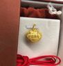 周生生黃金吊墜 足金長(cháng)命鎖寶寶周歲禮物不含項鏈09300P 計價(jià) 3.25克 曬單實(shí)拍圖